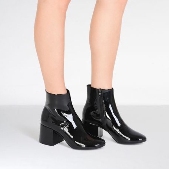 MM6 Maison Martin Margiela Booties Block Heel 38.5 - Picture 2 of 3